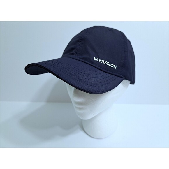 Mission Wet To Cool Lightweight Navy Blue Baseball Cap Hat Adjustable Strapback - Picture 1 of 7